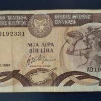 1 паунд остров Кипър 1989 , снимка 1 - Нумизматика и бонистика - 45382558