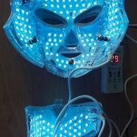 LED Маска за лице, против стареене и лечение на акне, снимка 9 - Други - 45448272
