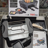 Електрическа скара Tec Tro 650 W / Raclette 20% отстъпка ( 2 бр. ), снимка 2 - Скари - 44991966