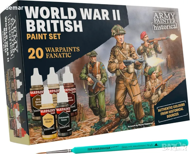 The Army Painter, Исторически: Комплект британски бои за Втората световна война, снимка 1