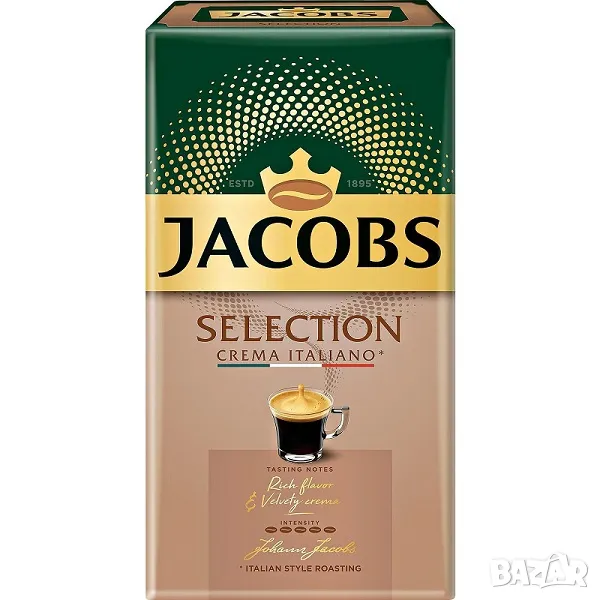 Мляно кафе Jacobs Selection Crema Italiano – 500гр, снимка 1