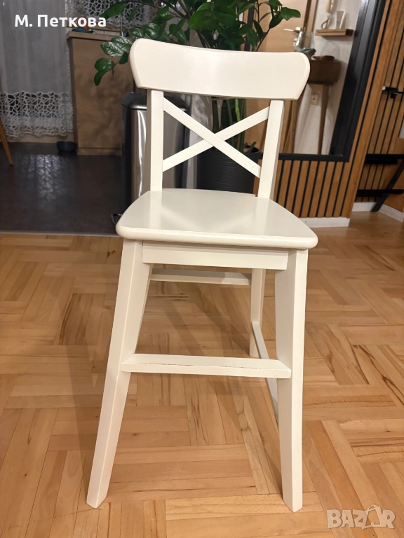 ИКЕА INGOLF детско столче за хранене, снимка 1