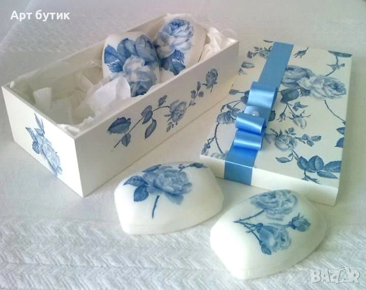 Сапунчета с декупаж за подарък на гости на Св. Кръщение, снимка 1