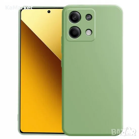 Силиконов кейс iPaky матиран, За Xiaomi Redmi Note 13 Pro 5G, Ментов, снимка 1