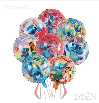 Целофанови балони Лило и Стич Lilo and Stitch, снимка 1