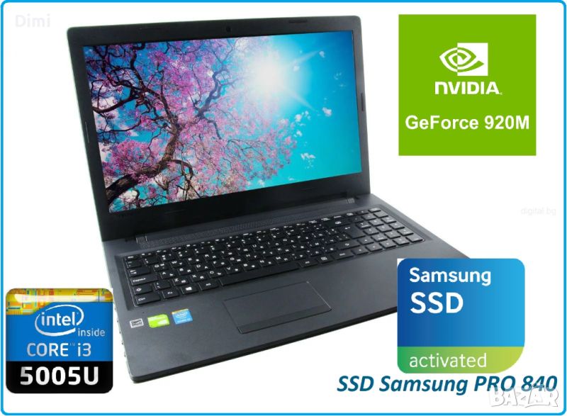 Lenovo IdeaPad 100-15IBD- SSD Samsung, NVIDIA, i3-5Gen., снимка 1