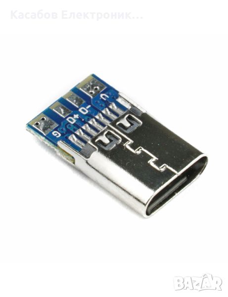 USB-C Женско гнездо USB-C към PCB USB 3.1, снимка 1