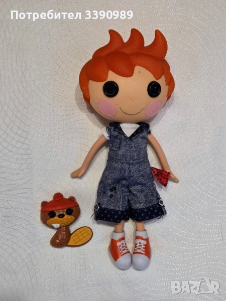 Голяма кукла Лалалупси Момченце с лунички Lalaloopsy 40 лв., снимка 1