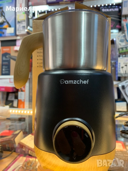 AMZCHEF Уред за млечна пяна / Капучинатор 550W / 8 Програми, снимка 1