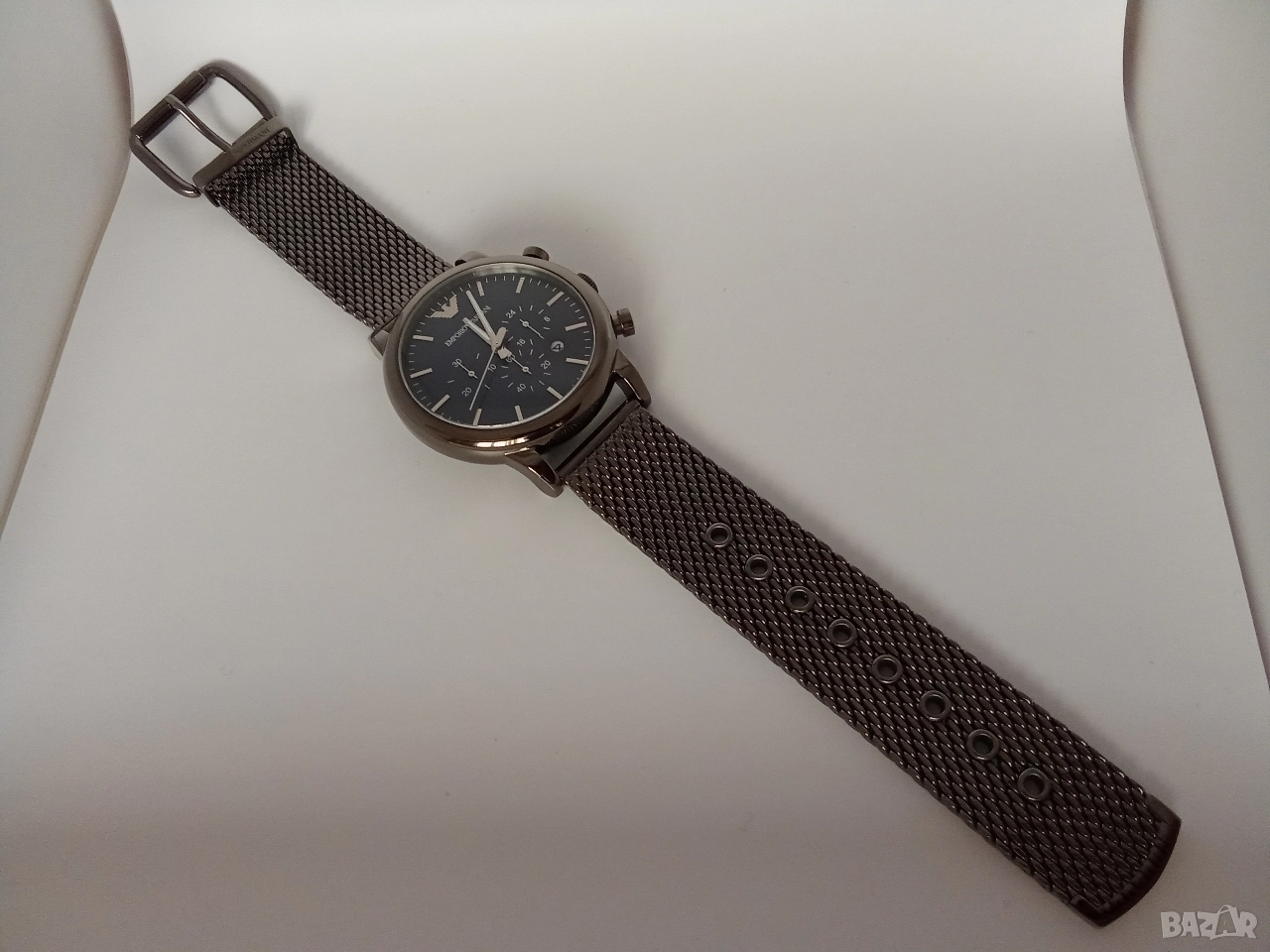 Emporio Armani AR-1979 луксозен мъжки стоманен часовник , снимка 1