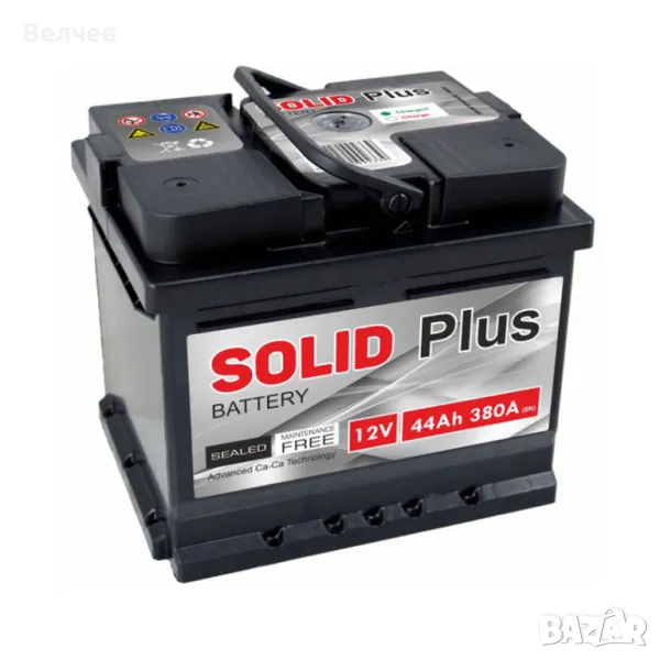 АКУМУЛАТОР SOLID PLUS 44 AH -нов,гаранционен, снимка 1