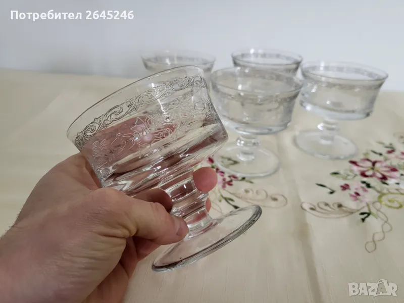 Кристални чаши  Murano Medici , снимка 1