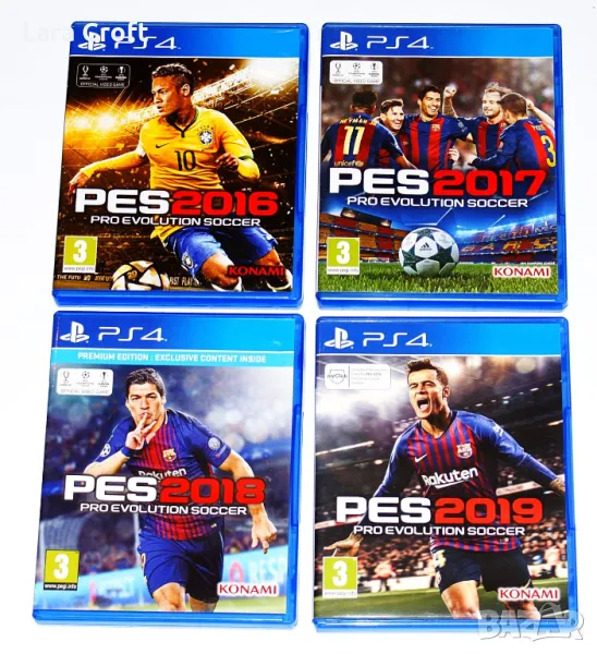 PS4 PES 2016 2017 2018 2019 Pro Evolution Soccer всяка по 40 лв., снимка 1