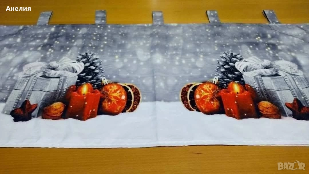 Завеса с коледни мотиви, снимка 1