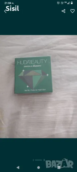 HUDA BEAUTY Emerald Obsessions палитра сенки , снимка 1