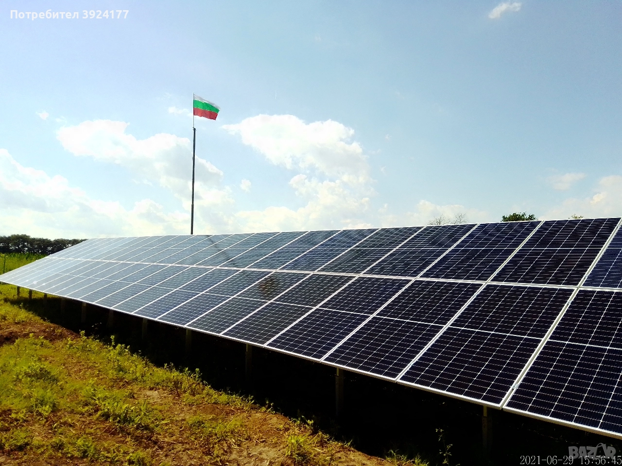 Продава работеща фотоволтаична централа 30 kWp, снимка 1