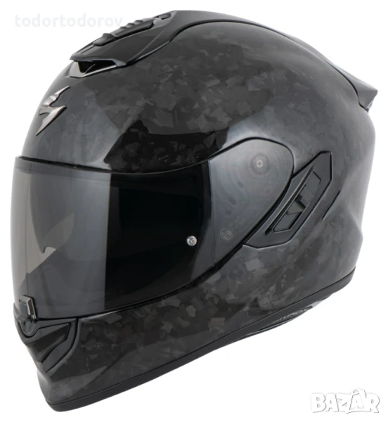 Мото каска SCORPION EXO-1400 EVO 2 CАRBON ONYX 2025 ,очила,М 57-58см, снимка 1