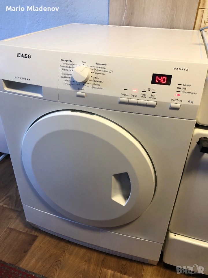 А++Инверторна сушилня с термопомпа AEG 8kg, снимка 1