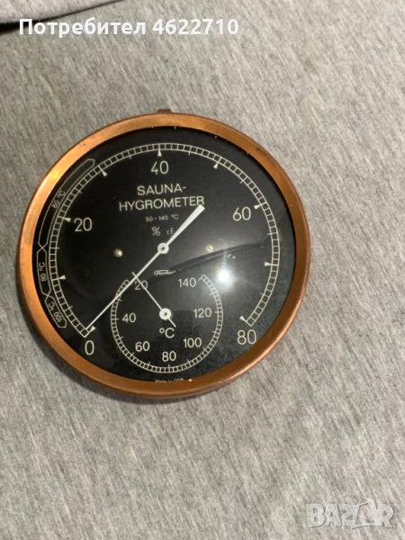 хигрометър за сауна, снимка 1