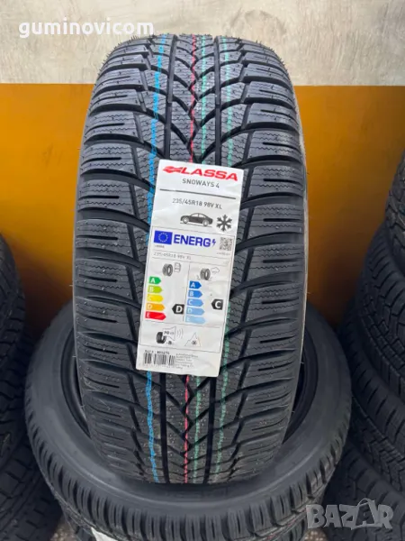 Нови 🚗 Зимни ❄️ гуми 235/45R18 LASSA Snoways 4 98 V TL XL, снимка 1