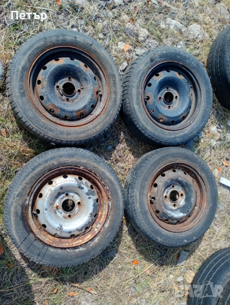 4 броя железни джанти 14ски Пежо Ситроен 4х108, снимка 1