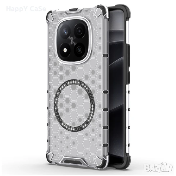 Xiaomi Redmi Note 14 Pro / 14 Pro+ / HONEYCOMB MAGSAFE Удароустойчив кейс гръб калъф, снимка 1