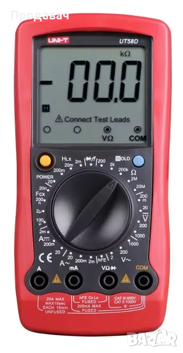  Цифров мултицет UNI-T UT58D, снимка 1