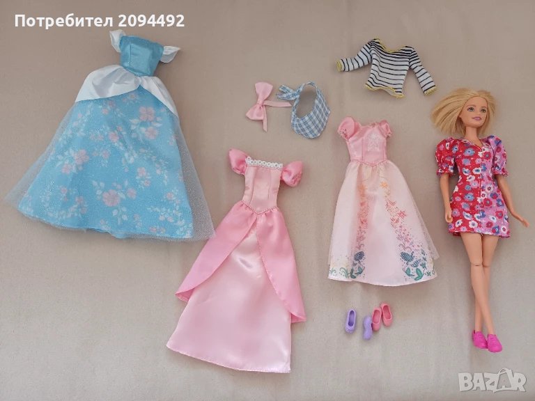 Дрехи и аксесоари за Дисни кукли + Барби, снимка 1