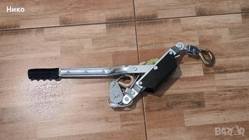 Ръчна лебедка с въже.  тегло - 4000 lb / 1814 кг 2.0T; дебелина на въжето 5.0 MM, снимка 1