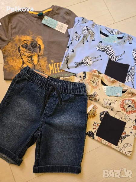 лот 134 размер  къси дънки и тениски , снимка 1