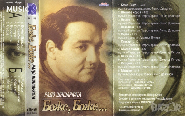 РАДО ШИШАРКАТА - БОЖЕ БОЖЕ - ТЪРСЯ, снимка 1