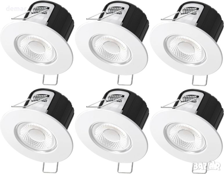 Bright Source ECO5 LED вградена лампа, 5w, 3000K топло бяло, 500lm, IP65, 6 броя, снимка 1