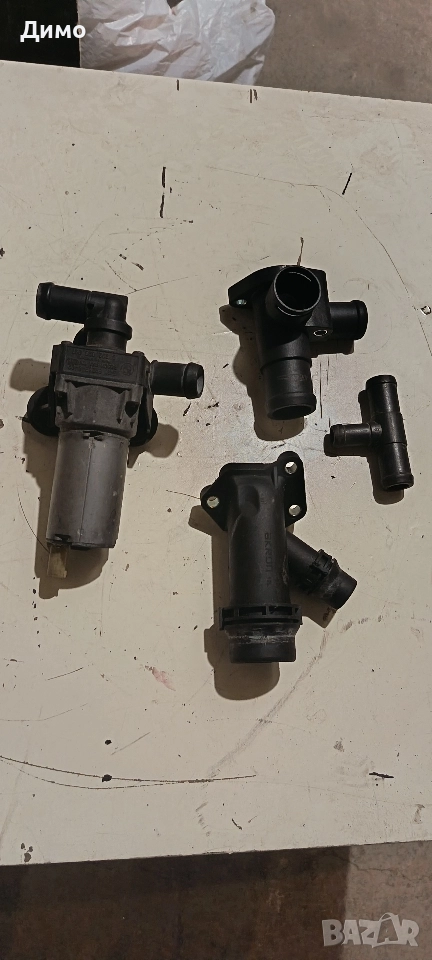 водна помпа фланец конектор разклонение траба бмв е90 bmw e90, снимка 1