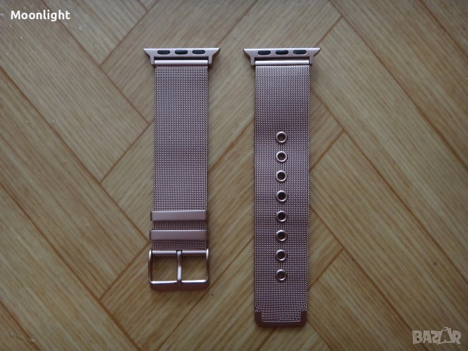 Нова Каишка за часовник Apple iWatch тип Milanese Loop - 40mm Rose Gold, снимка 1