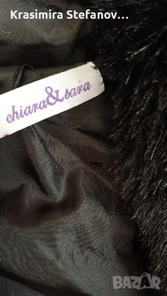 дамско палто с косъм, снимка 1