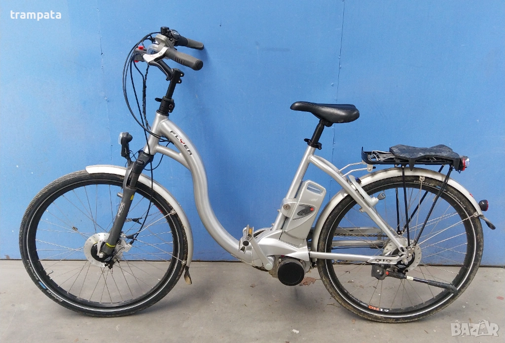 НАЙ ДОБРАТА ОФЕРТА 26 цола ,Алуминиев електрически велосипед Flyer , снимка 1