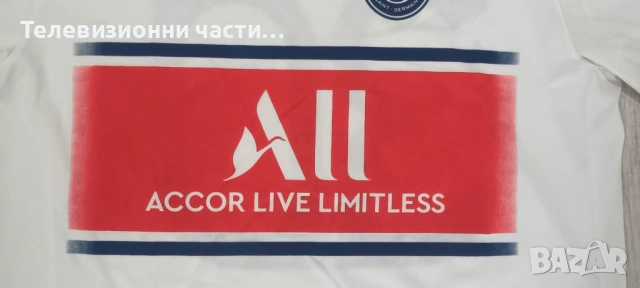 Оригинална футболна тениска Paris Saint-Germain Lionel Messi #30 Nike Tee N922-10A, размер L,отлична, снимка 3 - Спортни дрехи, екипи - 54236542