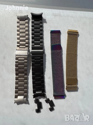 Продавам метални верижки за Samsung Galaxy Watch 5 Pro, снимка 3 - Смарт гривни - 52026826