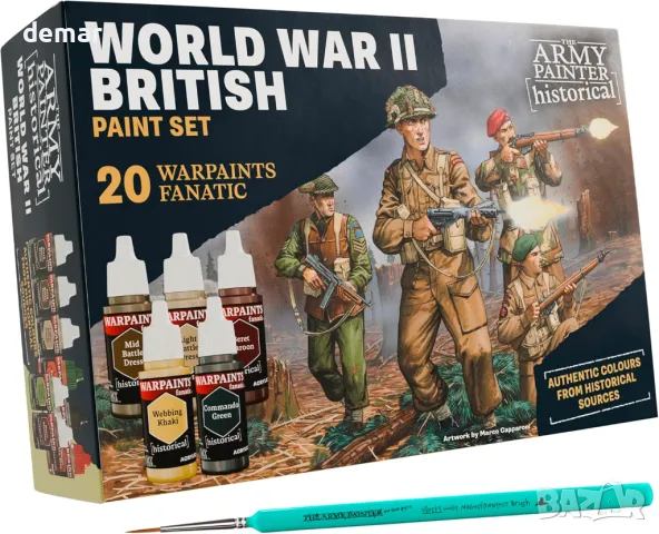 The Army Painter, Исторически: Комплект британски бои за Втората световна война