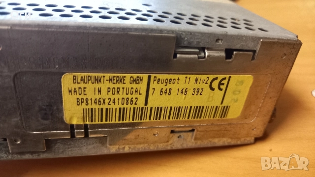 Авторадио за Пежо 206 BLAUPUNKT 96 370 825 80 , снимка 3 - Аксесоари и консумативи - 52826935
