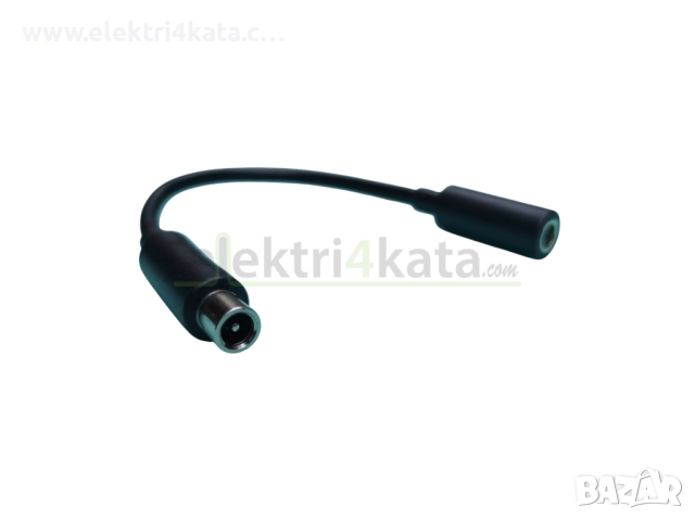 Адаптерен кабел DC 5.5 x 2.5 мм към RCA 8mm, снимка 2 - Друга електроника - 52462602