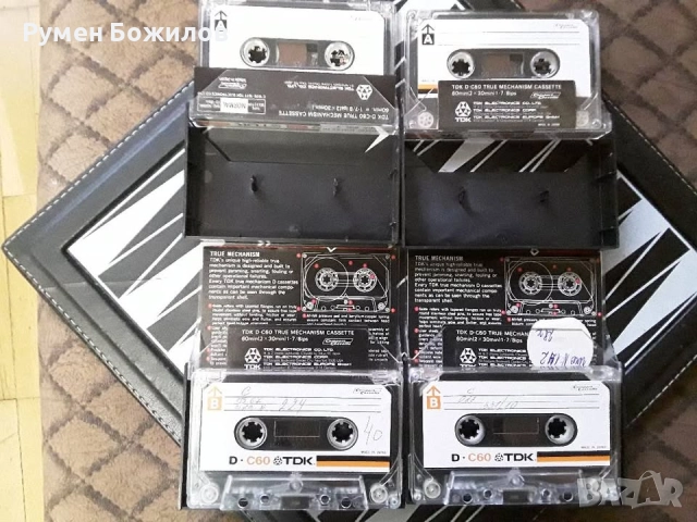 10 много запазени и добри касети TDK D-C60 с компилации ДИСКО от 80 -90те години, снимка 4 - Аудио касети - 52384377