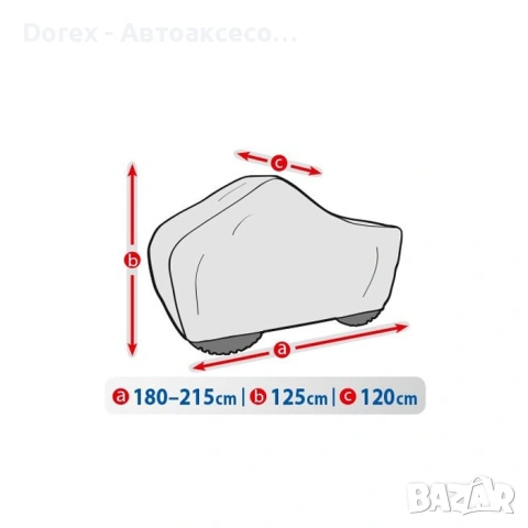 Покривало за ATV Kegel серия Basic размер L, снимка 2 - Аксесоари и консумативи - 53657142