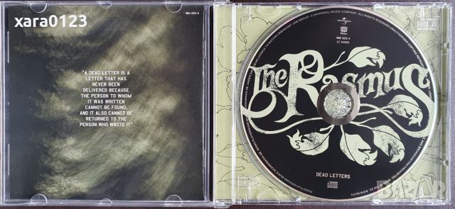 The Rasmus – Dead Letters, снимка 3 - CD дискове - 45808556