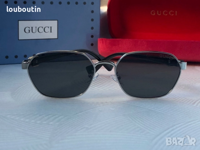 Дамски слънчеви очила Gucci 2025 2 цвята златни сребърни, снимка 14 - Слънчеви и диоптрични очила - 51703926