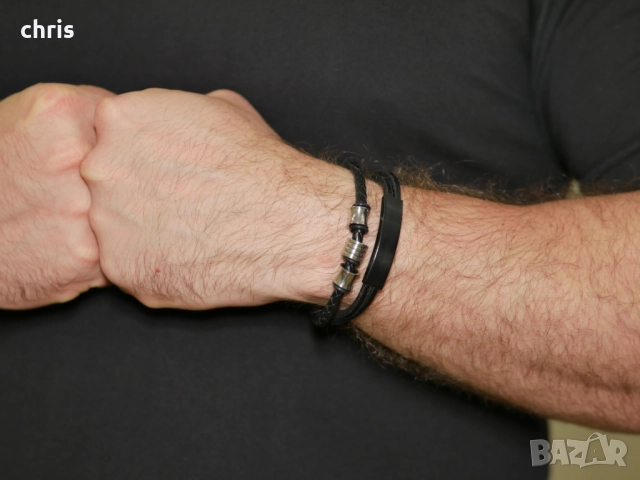 Мъжки бутикови гривни – стил, класа и характер, снимка 7 - Гривни - 52029082