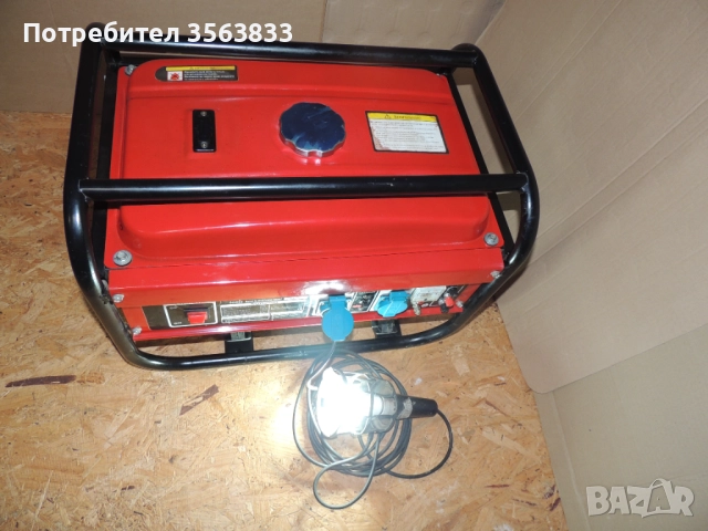 Бензинов генератор за ток монофазен 2.2 kW, снимка 14 - Генератори - 52643163