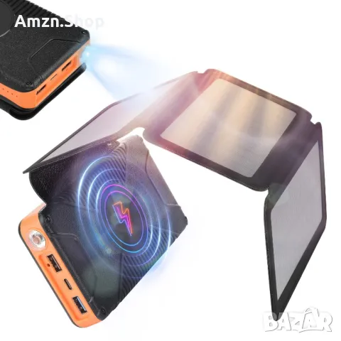 Соларен панел Соларна батерия преносимо слънчево зарядно устройство 26800 mAh бързо зареждане PD 18w