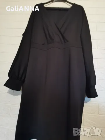 СТРАХОТНА ЕЛЕГАНТНА РОКЛЯ 2XL-3XL, снимка 4 - Рокли - 49350368