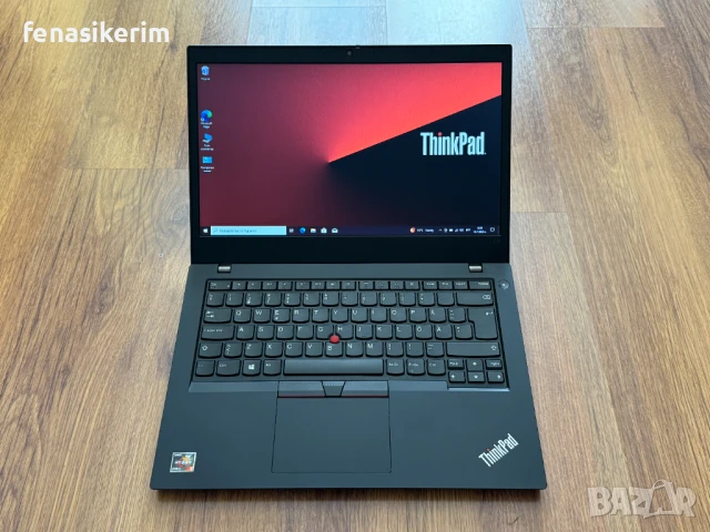 14' Ryzen 3 PRO 4450u Lenovo ThinkPad L14 Gen 1 @ 12GB DDR4/256GB NVMe/HDMI/USB 3.1/Win 11/Бат 6ч, снимка 1